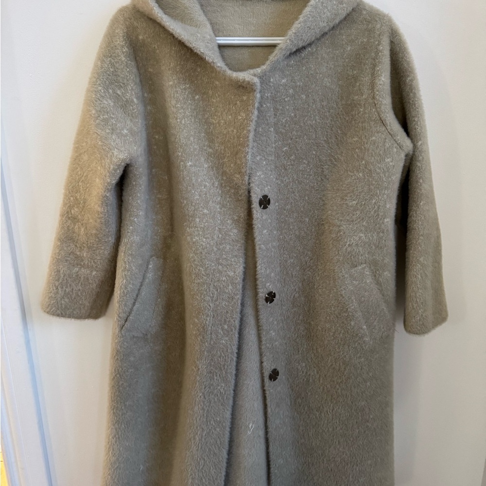 Cozy Hooded Wool Coat
